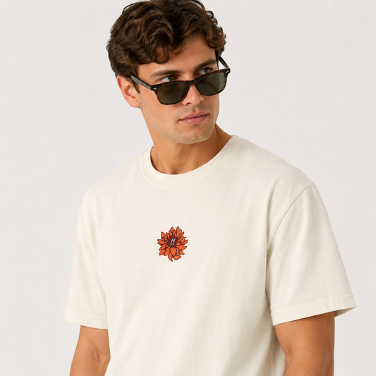 The Dahlia Emblem Embroidered Tee